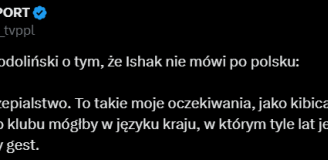Robert Podoliński nt. JĘZYKA POLSKIEGO u kapitana Lecha Poznań!